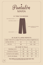 Pantalón Petite María - Mocha Mousse