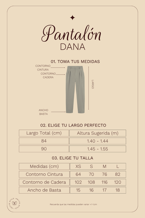 Pantalón Petite Dana - Beige